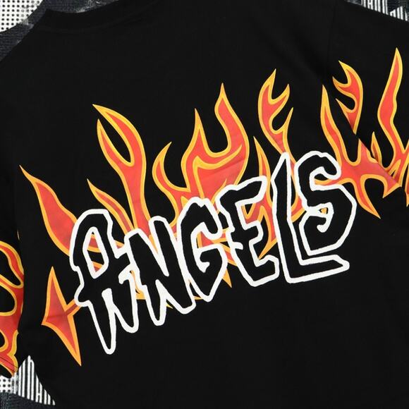 Palm Angels Men's round neck T-shirt with short sleeves - Picture 4 of 4